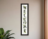 Welcome Sign II 3 Black Framed Print Wall Art - Homeroots