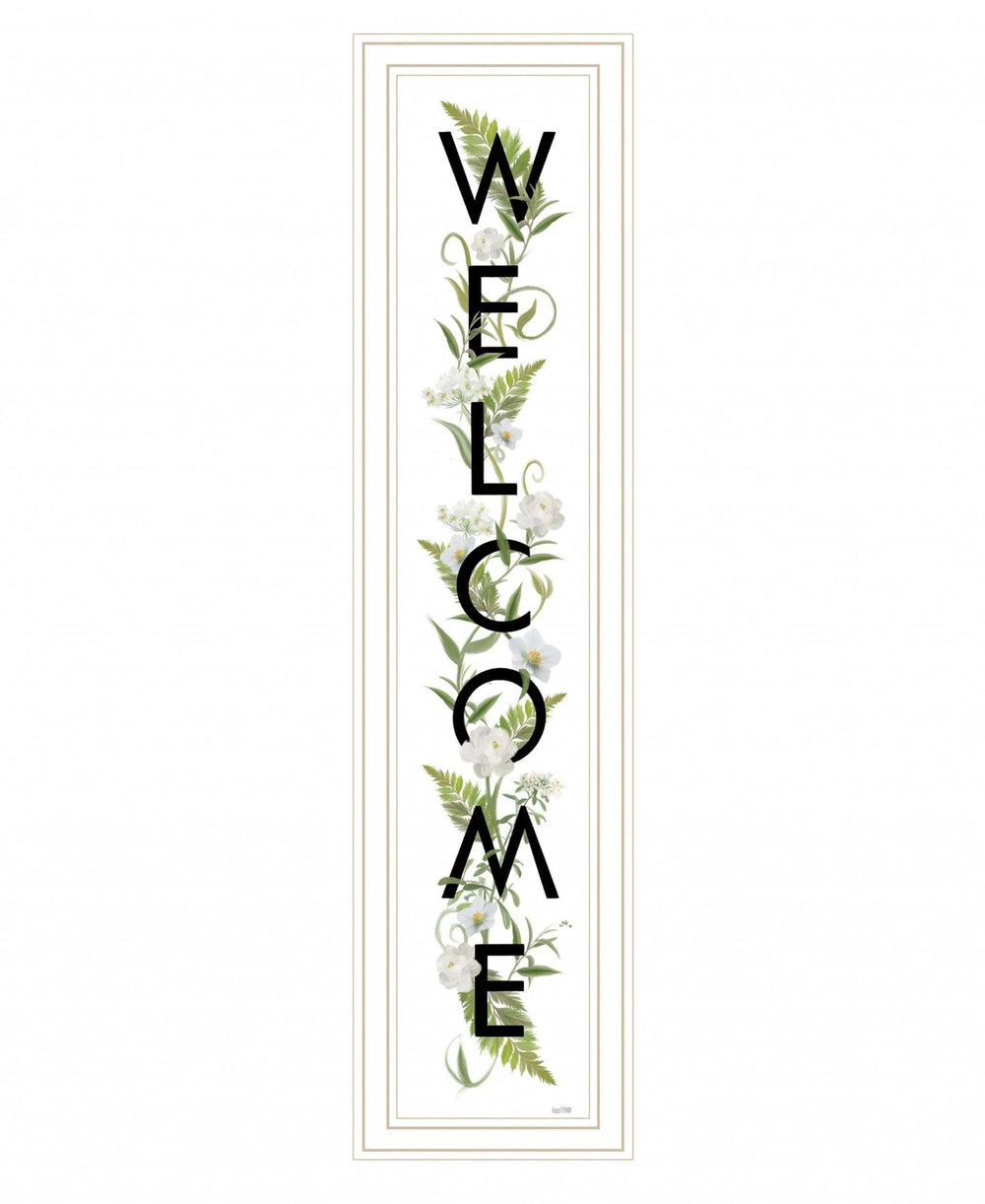 Welcome Sign II 4 White Framed Print Wall Art - Homeroots - Flyclothing LLC