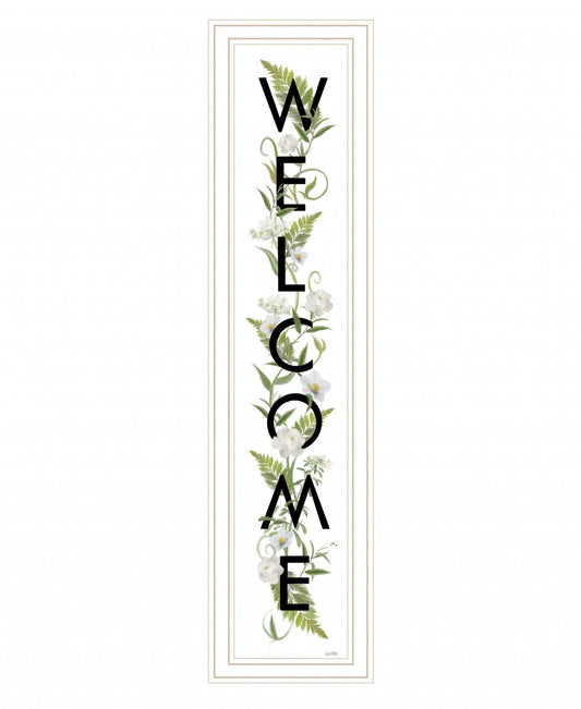 Welcome Sign II 4 White Framed Print Wall Art - Homeroots - Flyclothing LLC