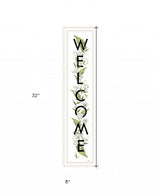 Welcome Sign II 4 White Framed Print Wall Art - Homeroots - Flyclothing LLC