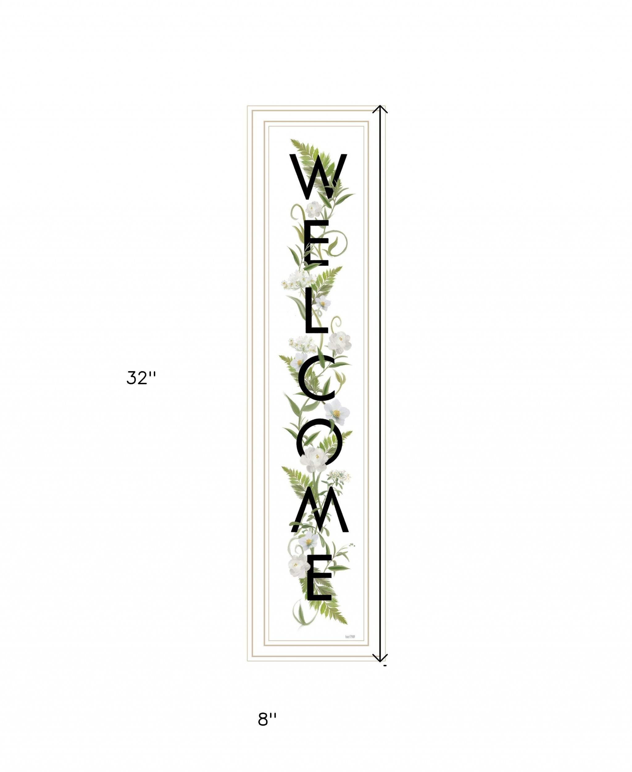 Welcome Sign II 4 White Framed Print Wall Art - Homeroots - Flyclothing LLC