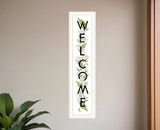 Welcome Sign II 4 White Framed Print Wall Art - Homeroots
