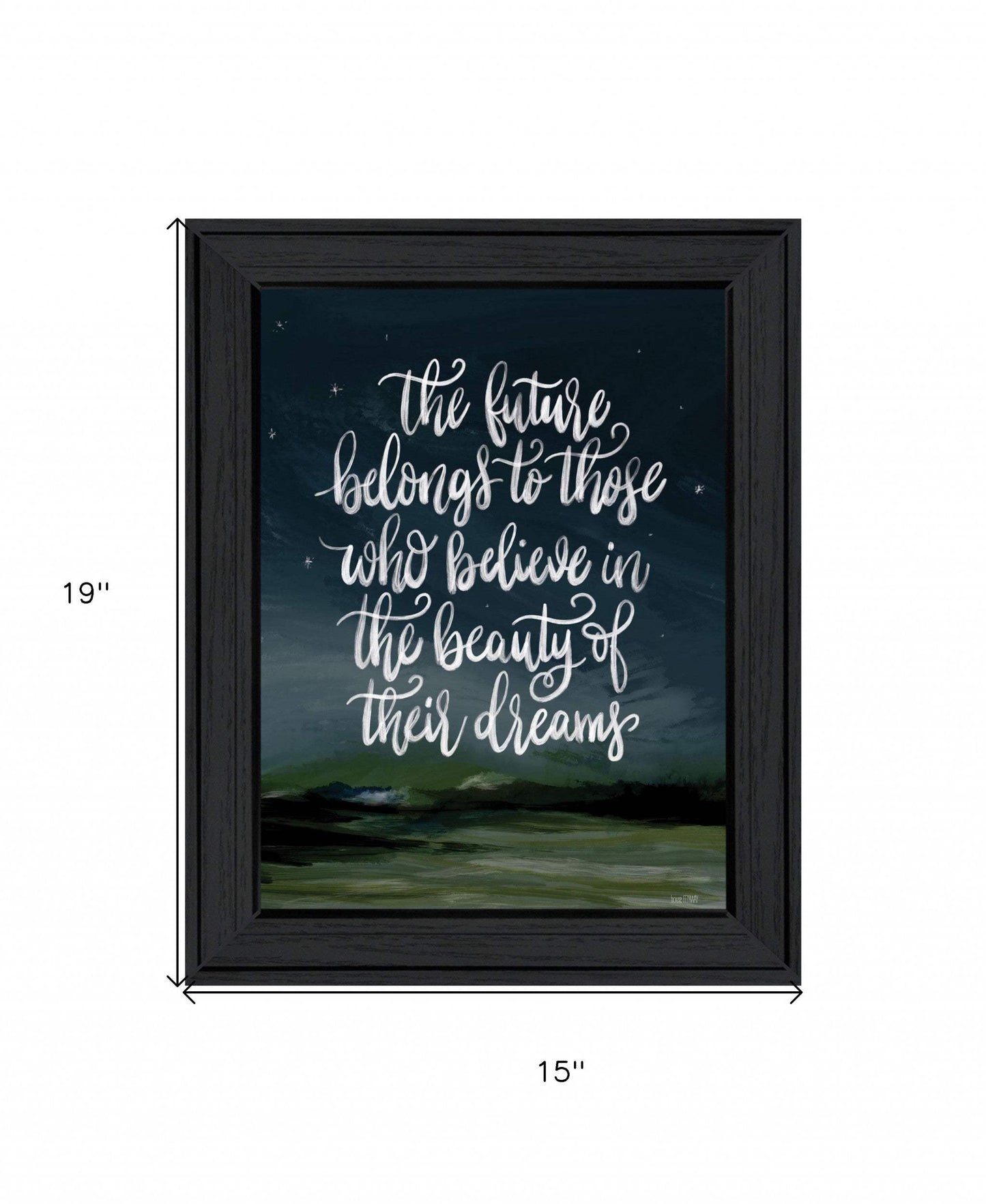 Beauty of Your Dreams 2 Black Framed Print Wall Art - Homeroots - Flyclothing LLC