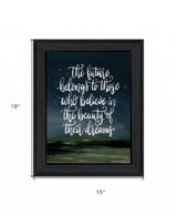 Beauty of Your Dreams 2 Black Framed Print Wall Art - Homeroots - Flyclothing LLC