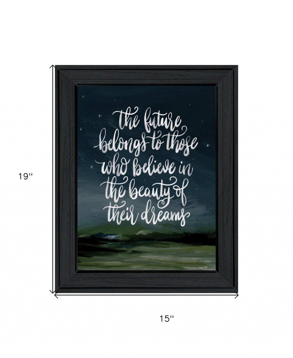 Beauty of Your Dreams 2 Black Framed Print Wall Art - Homeroots - Flyclothing LLC
