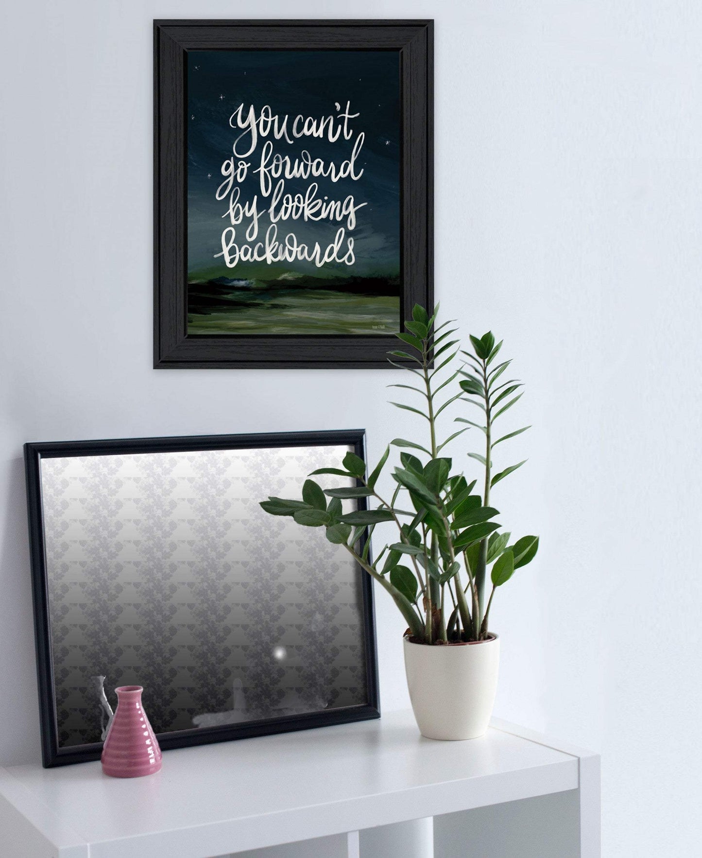 Go Forwards not Backwards 2 Black Framed Print Wall Art - Homeroots - Flyclothing LLC