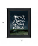 Go Forwards not Backwards 2 Black Framed Print Wall Art - Homeroots - Flyclothing LLC