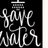 Shower Together 1 White Framed Print Wall Art - Homeroots