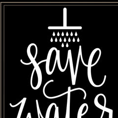 Shower Together 2 Black Framed Print Wall Art