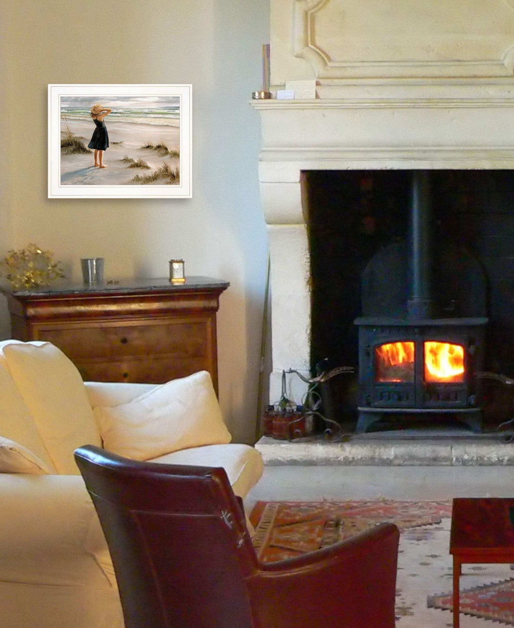 Black Dress 1 White Framed Print Wall Art - Homeroots - Flyclothing LLC