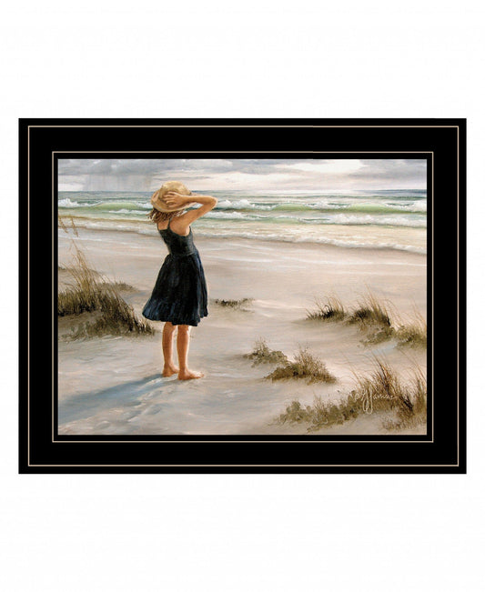 Black Dress 2 Black Framed Print Wall Art - Homeroots
