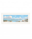 Seascape I 1 White Framed Print Wall Art - Homeroots