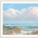 Seascape I 1 White Framed Print Wall Art - Homeroots