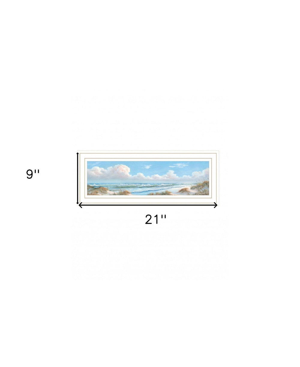 Seascape I 1 White Framed Print Wall Art - Homeroots - Flyclothing LLC