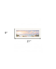Seascape II 2 White Framed Print Wall Art