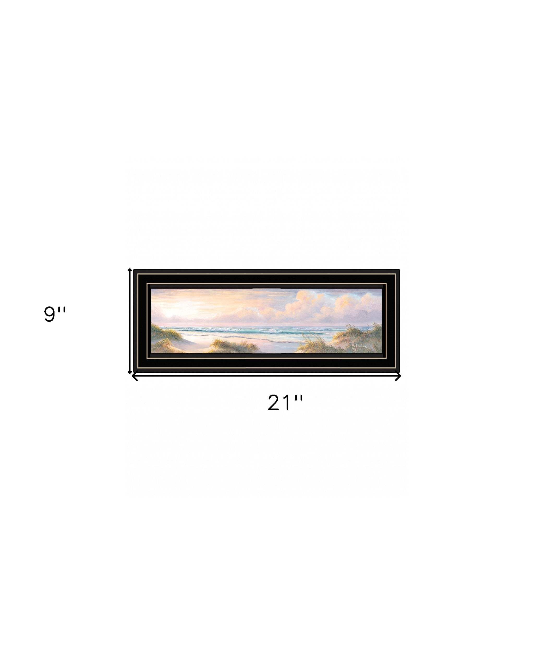 Seascape II 3 Black Framed Print Wall Art - Homeroots - Flyclothing LLC