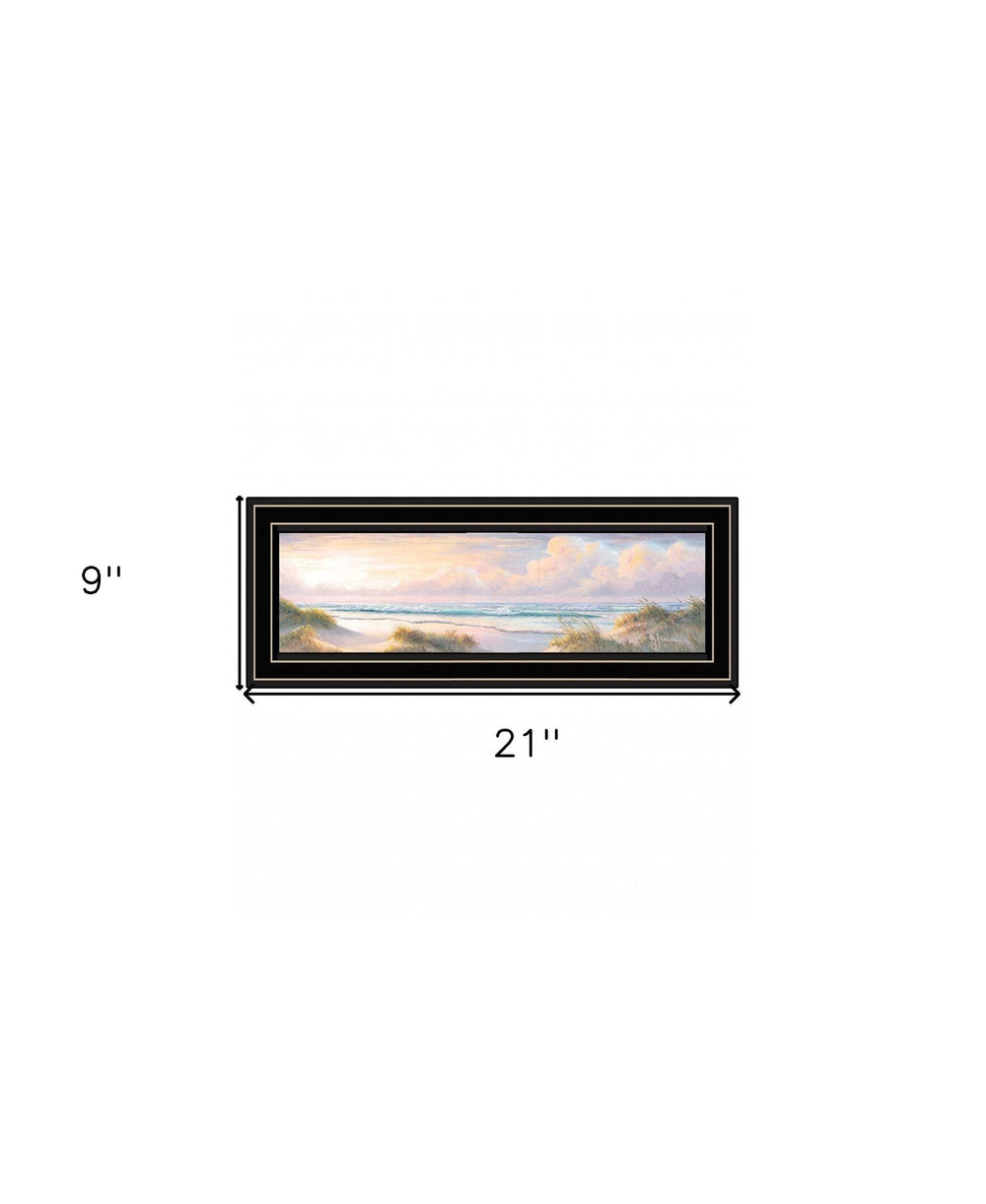 Seascape II 3 Black Framed Print Wall Art - Homeroots - Flyclothing LLC