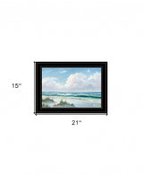 Beach 8 Black Framed Print Wall Art - Homeroots - Flyclothing LLC
