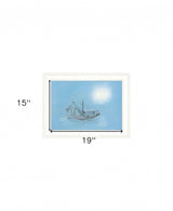Misty Morning 1 White Framed Print Wall Art - Homeroots - Flyclothing LLC
