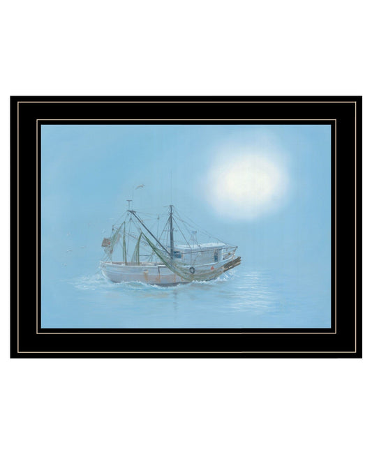 Misty Morning 2 Black Framed Print Wall Art - Homeroots