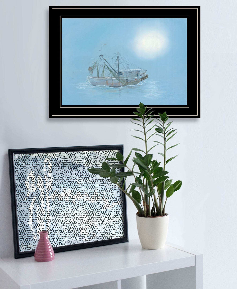 Misty Morning 2 Black Framed Print Wall Art - Homeroots - Flyclothing LLC