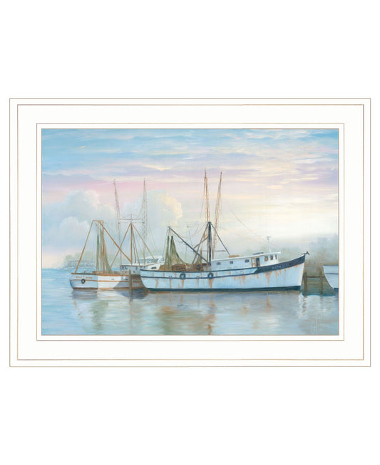North Star at Rest 1 White Framed Print Wall Art - Homeroots