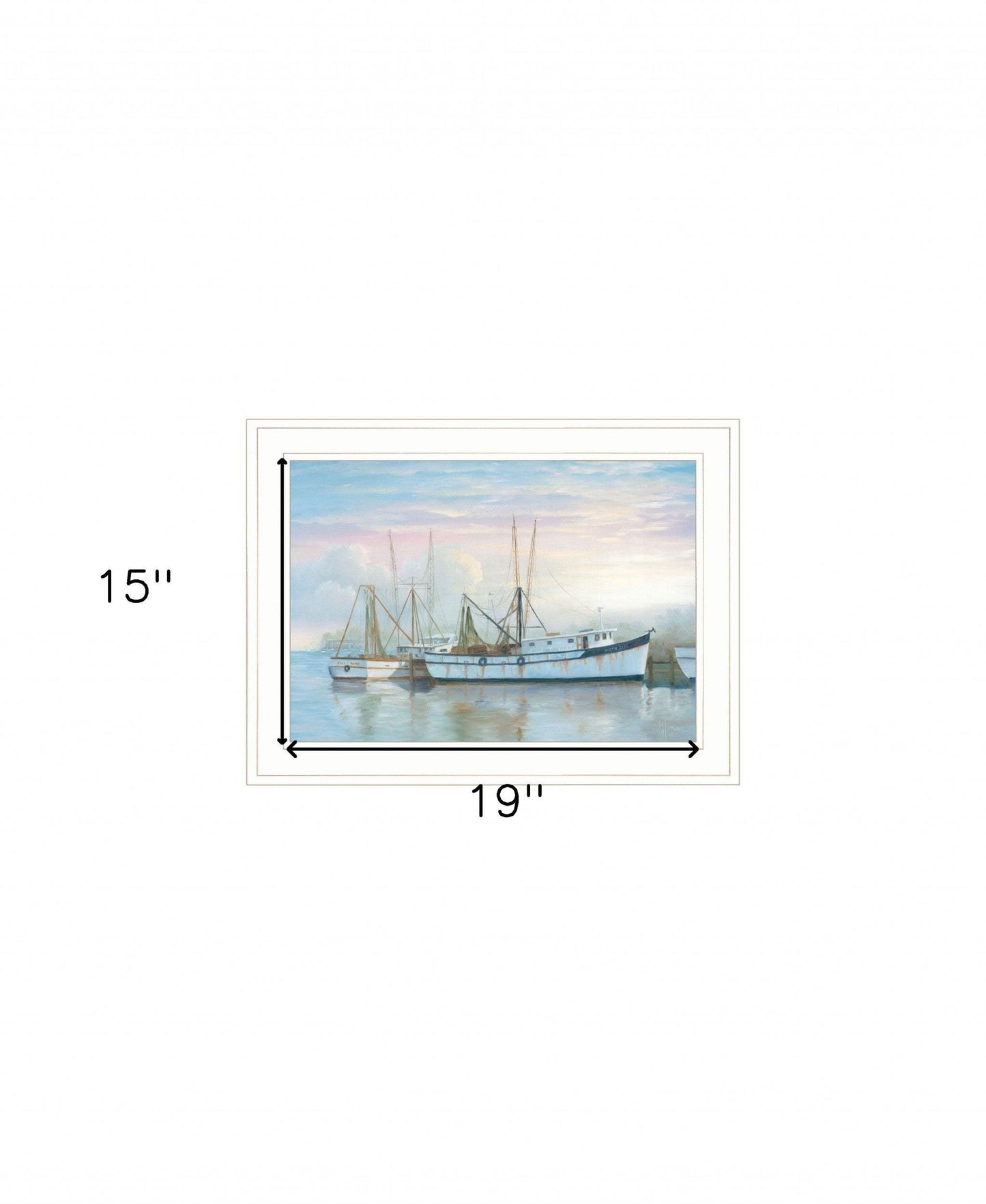 North Star at Rest 1 White Framed Print Wall Art - Homeroots - Flyclothing LLC