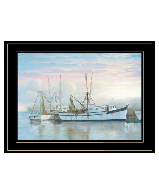 North Star at Rest 2 Black Framed Print Wall Art - Homeroots