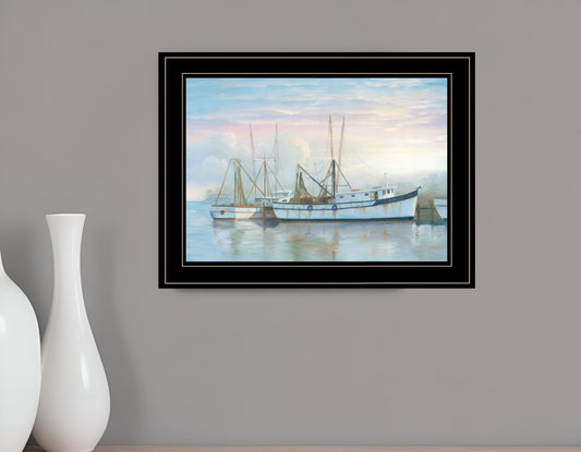 North Star at Rest 2 Black Framed Print Wall Art - Homeroots