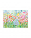 Growing Things No 4 White Framed Print Wall Art - Homeroots