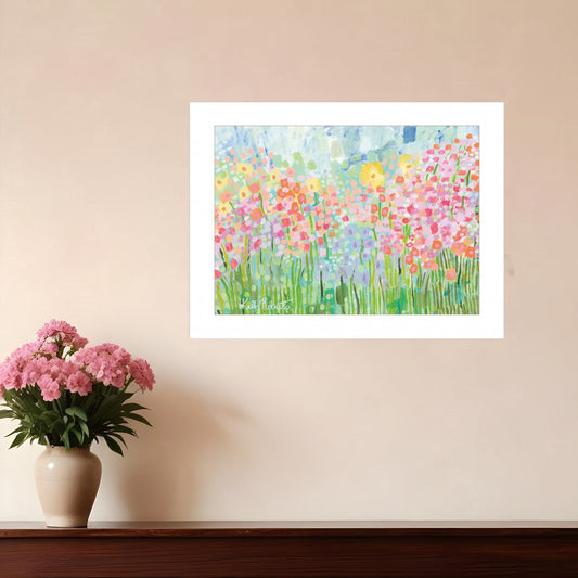 Growing Things No 4 White Framed Print Wall Art - Homeroots