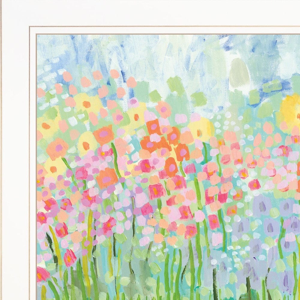 Growing Things NO 4 White Framed Print Wall Art - Homeroots