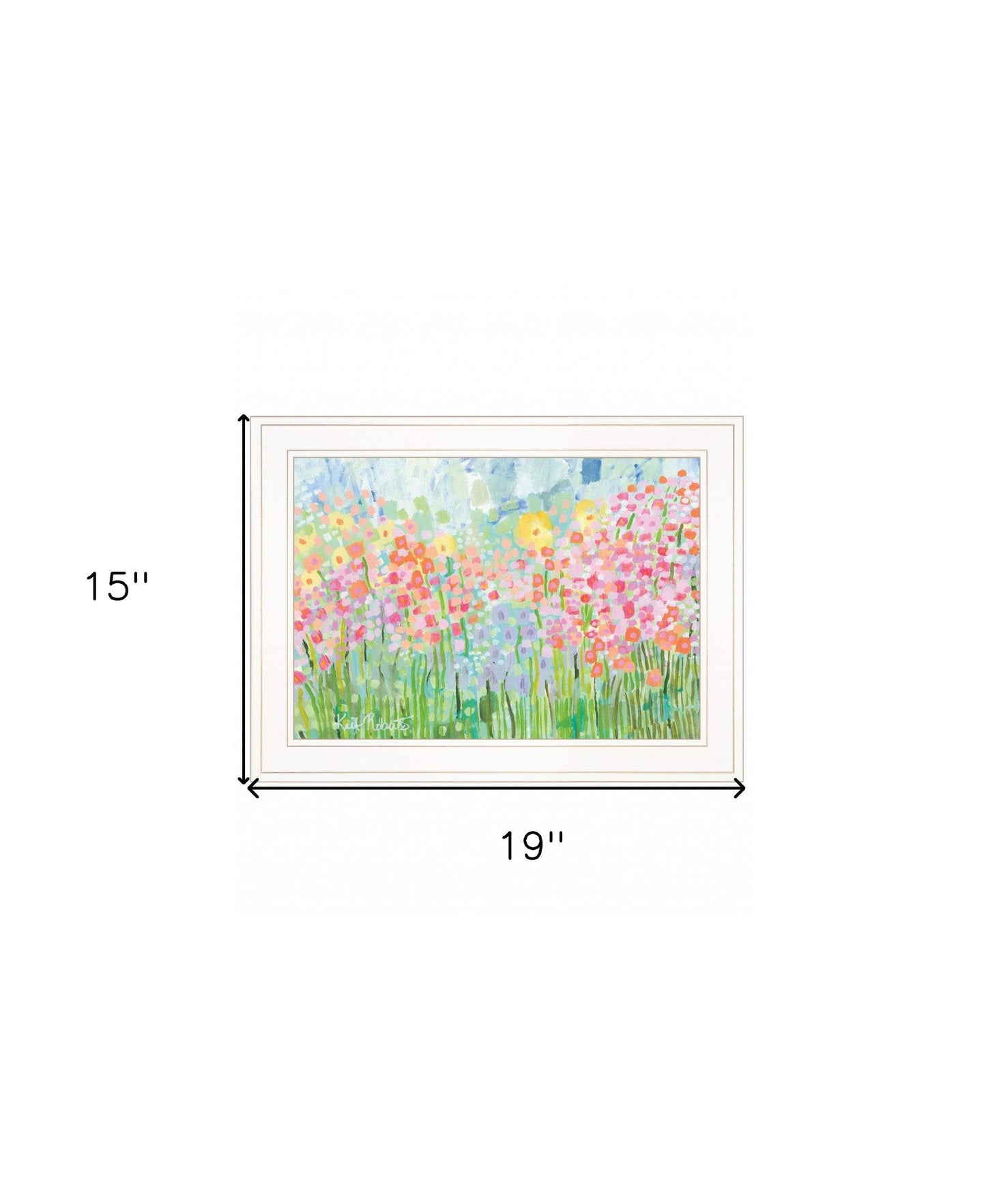 Growing Things NO 4 White Framed Print Wall Art - Homeroots - Flyclothing LLC