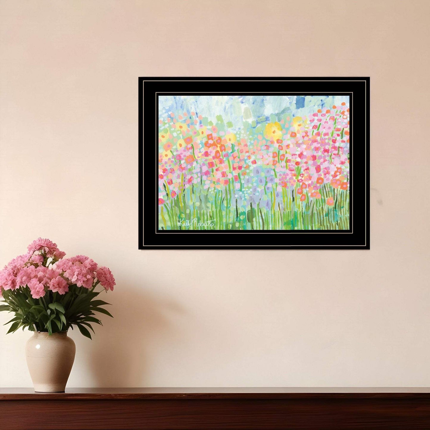 Growing Things NO 4 Black Framed Print Wall Art - Homeroots - Flyclothing LLC