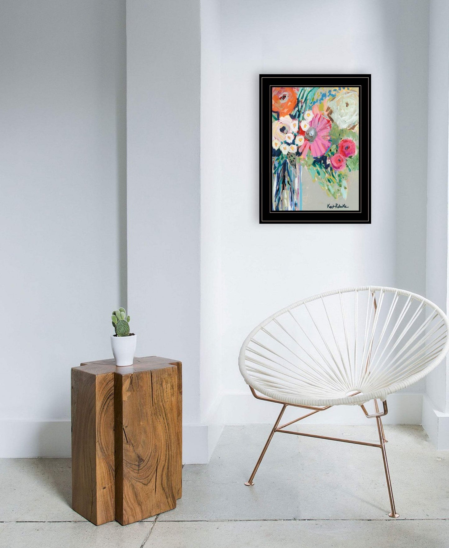 From Mrs Hazels Garden 2 Black Framed Print Wall Art - Homeroots - Flyclothing LLC