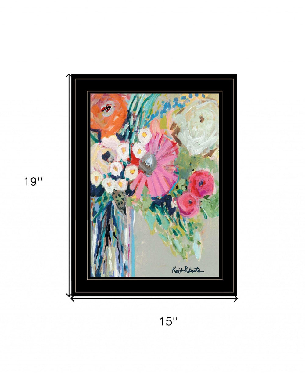 From Mrs Hazels Garden 2 Black Framed Print Wall Art - Homeroots - Flyclothing LLC