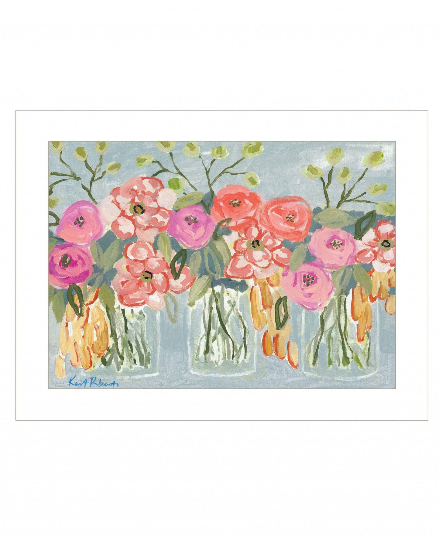 Threes a Charm 1 White Framed Print Wall Art - Homeroots - Flyclothing LLC