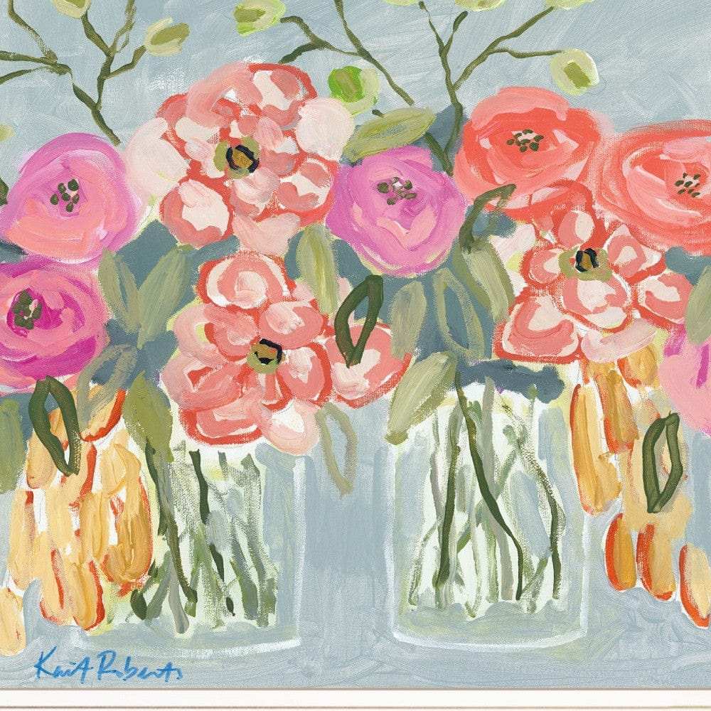 Threes A Charm 2 White Framed Print Wall Art - Homeroots - Flyclothing LLC