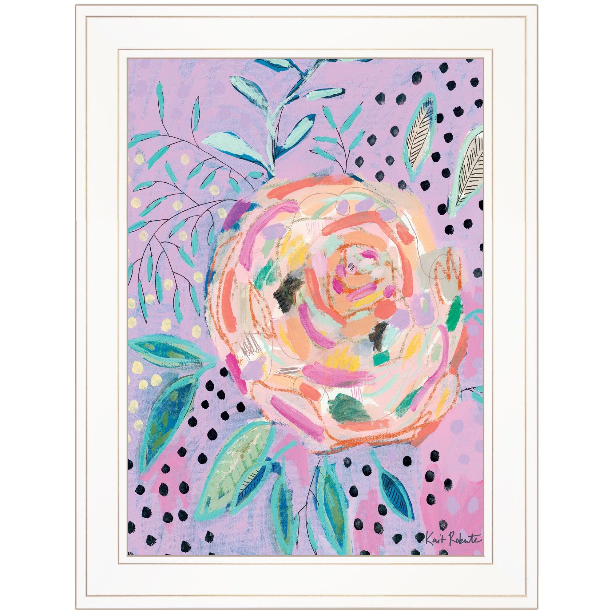 Master the Chaos 1 White Framed Print Wall Art - Homeroots