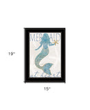 Mermaid at Heart 2 Black Framed Print Wall Art - Homeroots - Flyclothing LLC