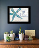 The Sea Calls 3 Black Framed Print Wall Art - Homeroots