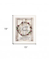 Our Family 1 White Framed Print Wall Art - Homeroots - Flyclothing LLC