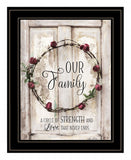 Our Family 2 Black Framed Print Wall Art - Homeroots