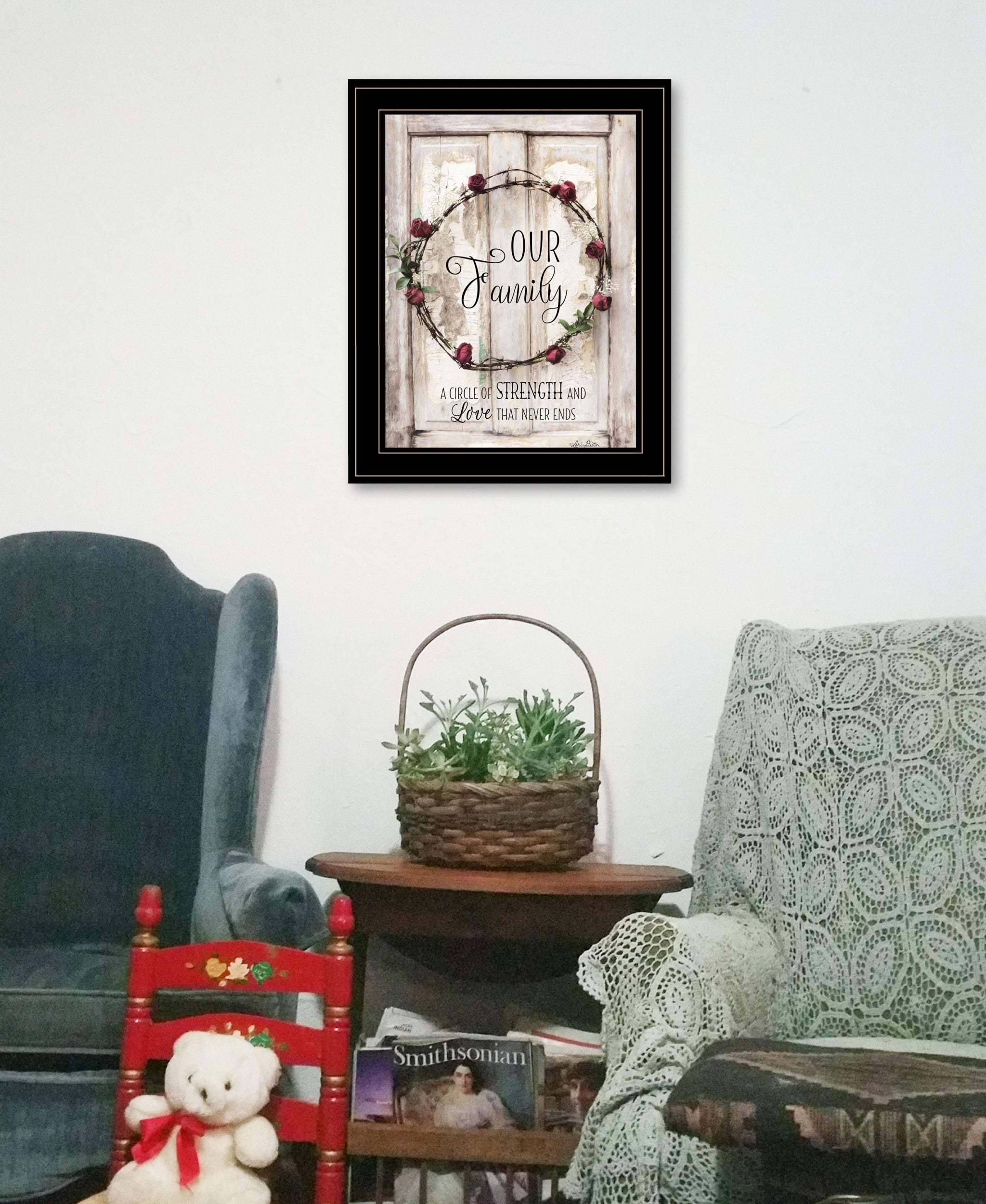 Our Family 2 Black Framed Print Wall Art - Homeroots - Flyclothing LLC