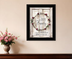 Our Family 2 Black Framed Print Wall Art - Homeroots