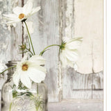 White Blossoms 1 White Framed Print Wall Art - Homeroots - Flyclothing LLC