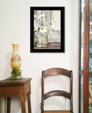 White Blossoms 2 Black Framed Print Wall Art - Homeroots - Flyclothing LLC