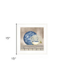 Farmhouse Blues I 3 White Framed Print Wall Art - Homeroots - Flyclothing LLC