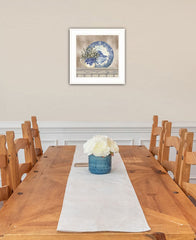 Farmhouse Blues II 2 White Framed Print Wall Art - Homeroots