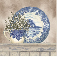 Farmhouse Blues II 2 White Framed Print Wall Art - Homeroots